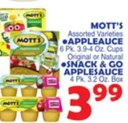 Bravo Supermarkets MOTT'S offer