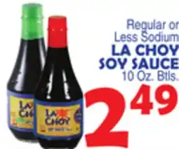 Bravo Supermarkets LA CHOY SOY SAUCE offer