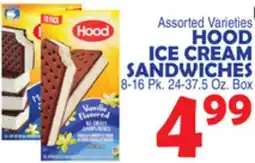 Bravo Supermarkets HOOD ICE CREAM SANDWICHES offer
