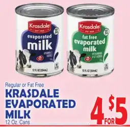Bravo Supermarkets KRASDALE EVAPORATED MILK offer