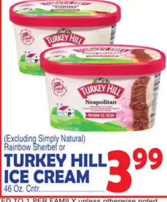 Bravo Supermarkets TURKEY HILL ICE CREAM offer