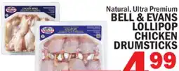 Bravo Supermarkets BELL & EVANS LOLLIPOP CHICKEN DRUMSTICKS offer