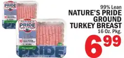 Bravo Supermarkets NATURE'S PRIDE GROUND TURKEY BREAST offer