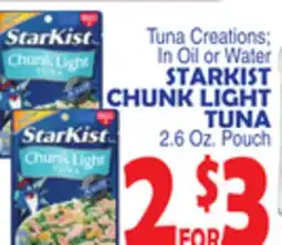 Bravo Supermarkets STARKIST CHUNK LIGHT TUNA offer