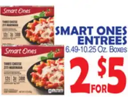 Bravo Supermarkets SMART ONES ENTREES offer