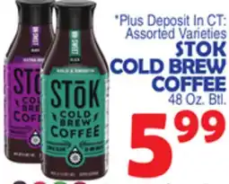 Bravo Supermarkets STOK COLD BREW COFFEE offer