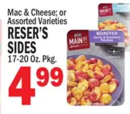 Bravo Supermarkets RESER'S SIDES offer