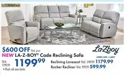 Boscov's LA-Z-BOY Cade Reclining Sofa offer