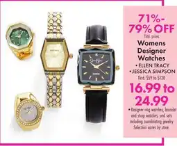 Boscov's Womens Designer Watches offer