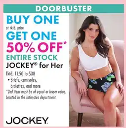 Boscov's JOCKEY for Her offer