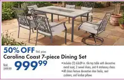 Boscov's Carolina Coast 7-piece Dining Set offer