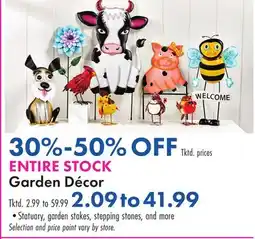 Boscov's Garden Décor offer