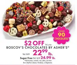 Boscov's BOSCOV'S CHOCOLATES BY ASHER'S offer
