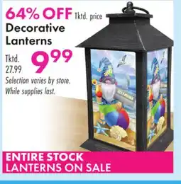 Boscov's Decorative Lanterns offer