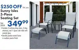 Boscov's Sunny Isles 5-Piece Seating Set offer