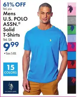 Boscov's Mens U.S POLO ASSN. Solid T-Shirts offer