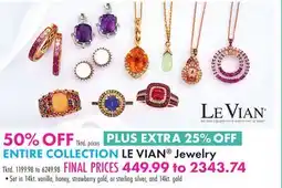 Boscov's ENTIRE COLLECTION LE VIAN Jewelry offer