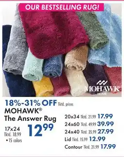 Boscov's MOHAWK The Answer Rug offer