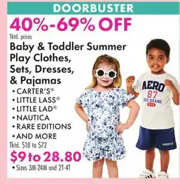 Boscov's Baby & Toddler Summer Play Clothes, Sets, Dresses, & Pajamas offer