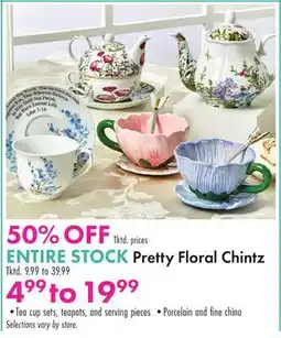 Boscov's ENTIRE STOCK Pretty Floral Chintz offer