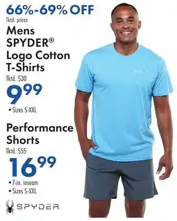 Boscov's Mens SPYDER Logo Cotton T-Shirts offer