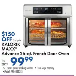 Boscov's KALORIK MAXX Advance 26-qt. French Door Oven offer
