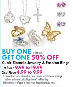 Boscov's Cubic Zirconia Jewelry & Fashion Rings offer