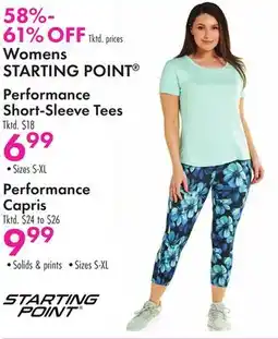 Boscov's Womens STARTING POINT Performance Short-Sleeve Tees offer