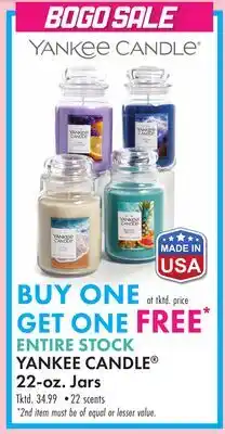 Boscov's YANKEE CANDLE 22-oz. Jars offer