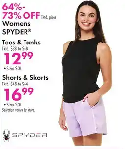 Boscov's Womens SPYDER Tees & Tanks offer