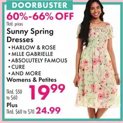 Boscov's Sunny Spring Dresses offer