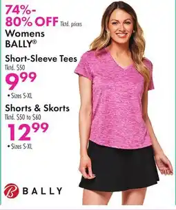 Boscov's Womens BALLY Short-Sleeve Tees offer
