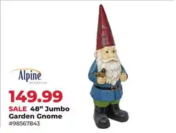 Runnings 48 Jumbo Garden Gnome offer