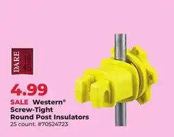 Runnings Western Screw-Tight Round Post Insulators offer