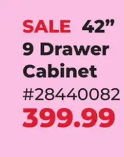 Runnings 42 9 Drawer Cabinet offer