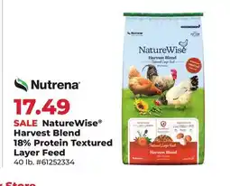 Runnings Nutrena NatureWise Harvest Blend 18% Protein Textured Layer Feed offer