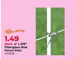 Runnings 4' x 3/8 Fiberglass Rod Fence Post offer