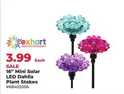 Runnings 16 Mini Solar LED Dahlia Plant Stakes offer