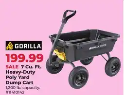 Runnings 7 Cu. Ft. Heavy-Duty Poly Yard Dump Cart offer