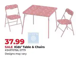 Runnings Sutton Kids' Table & Chairs offer