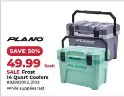 Runnings Frost 14 Quart Coolers offer