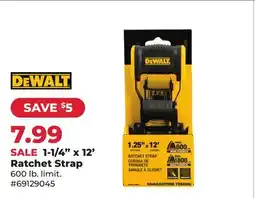 Runnings 1-1/4 x 12' Ratchet Strap offer