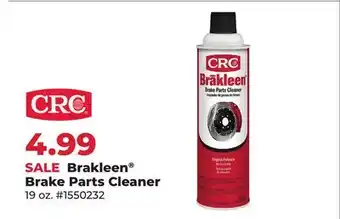 Runnings CRC Brakleen Brake Parts Cleaner offer