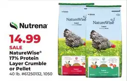 Runnings Nutrena NatureWise 17% Protein Layer Crumble or Pellet offer