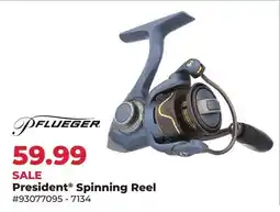 Runnings Pflueger President Spinning Reel offer