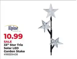Runnings 33 Star Trio Solar LED Garden Stake offer