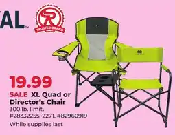 Runnings XL Quad or Director's Chair offer