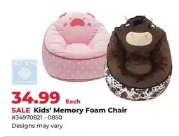 Runnings Kids' Memory Foam Chair offer