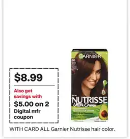 CVS ALL Garnier Nutrisse hair color offer