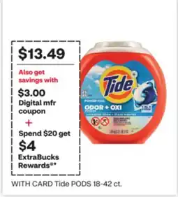 CVS Tide PODS offer
